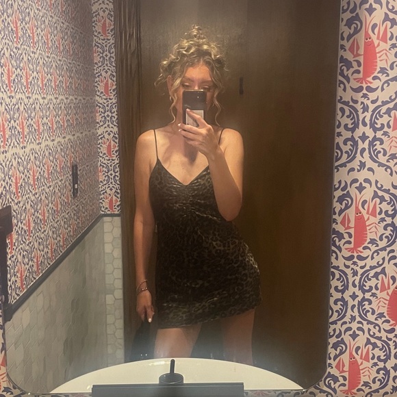 Zara animal print slip dress size XS - Picture 6 of 6